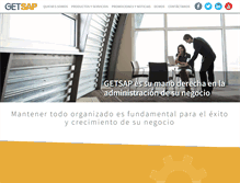 Tablet Screenshot of getsap.com
